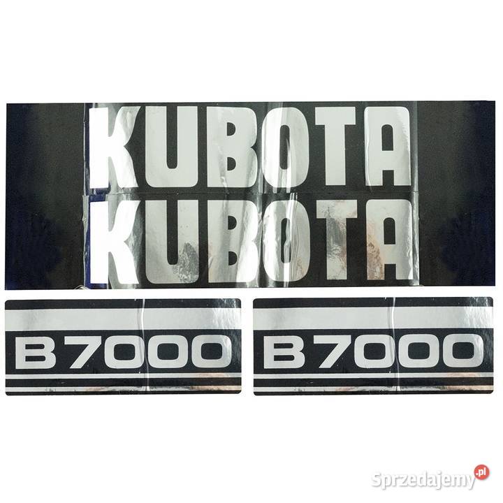 Naklejki Kubota B7000 Tajęcina