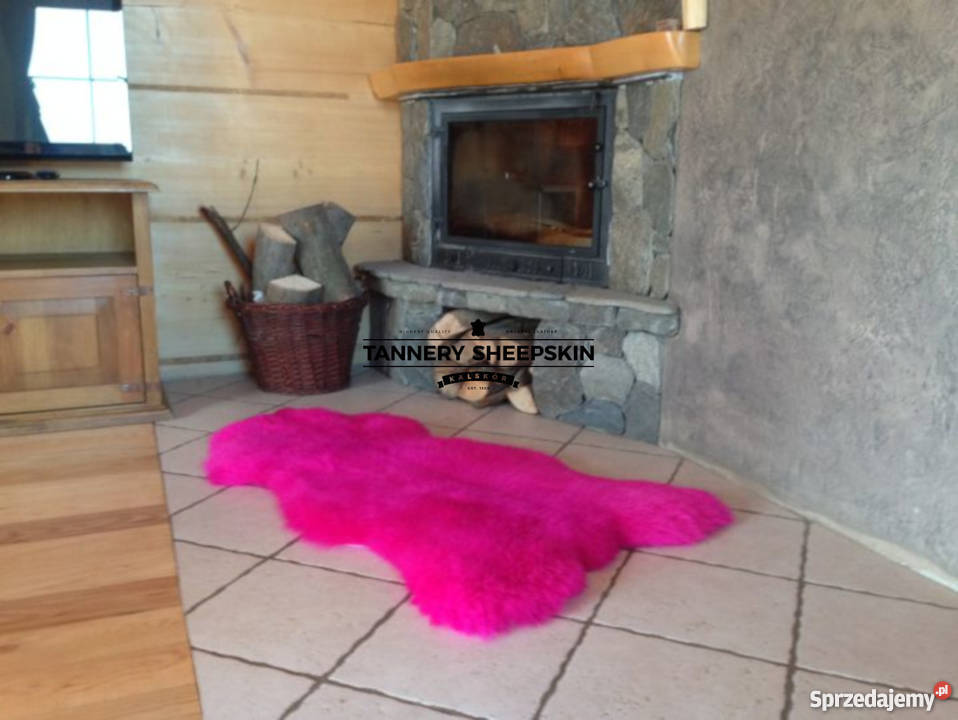 Skóra Owcza Ciemny Róż Farbowana 110130 Szaflary