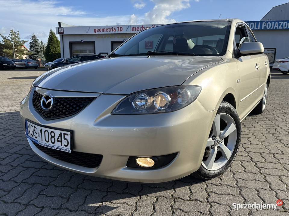 Mazda 3 16 benz 105 Salon Polska Klimatronik 149000km Iława
