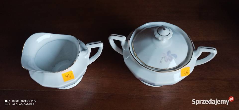 Mlecznik i cukiernica RFN Czechoslovakia Porcelana i szkło Gdańsk