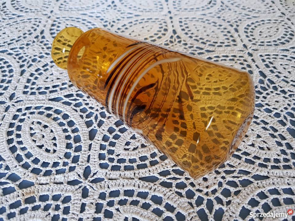 Antyk Starość Wazon szkło dmuchane Lauscha kujawsko-pomorskie Grudziądz