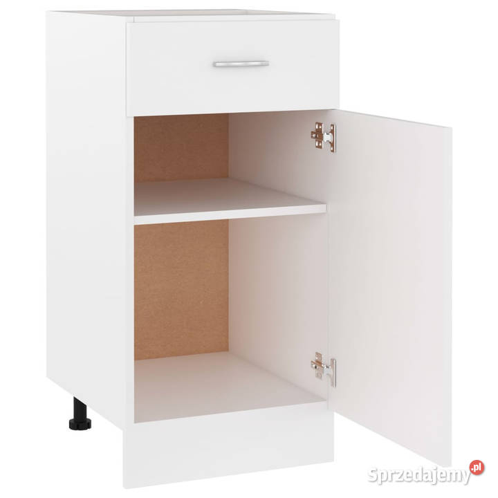 Szafka z szufladą biała 40x46x815 materiał Warszawa