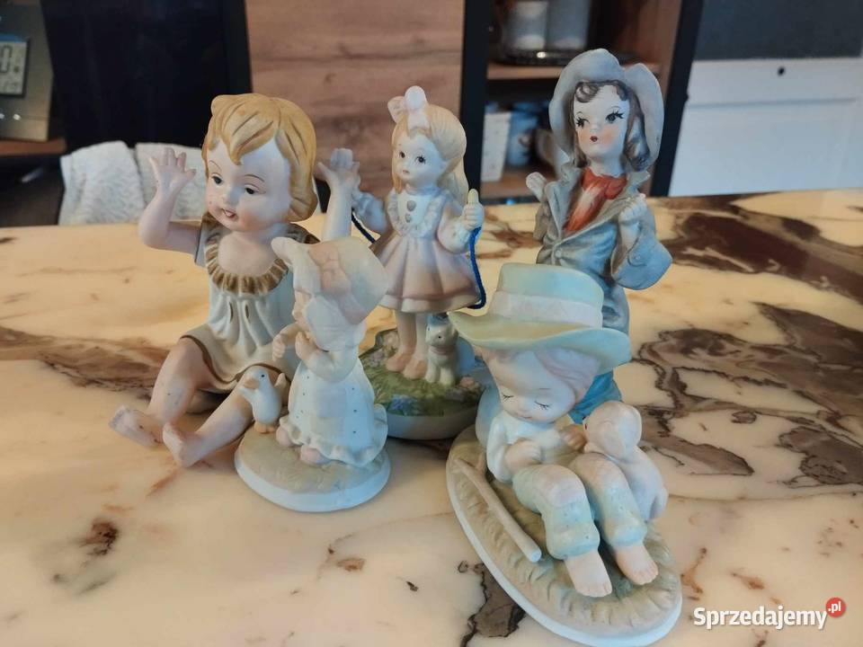 kolekcjonerskie figurki z biskwitu sygnowane Gorzów Wielkopolski