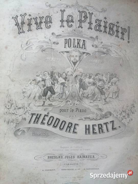 Zbiór partytur z końca XIX w Łódź