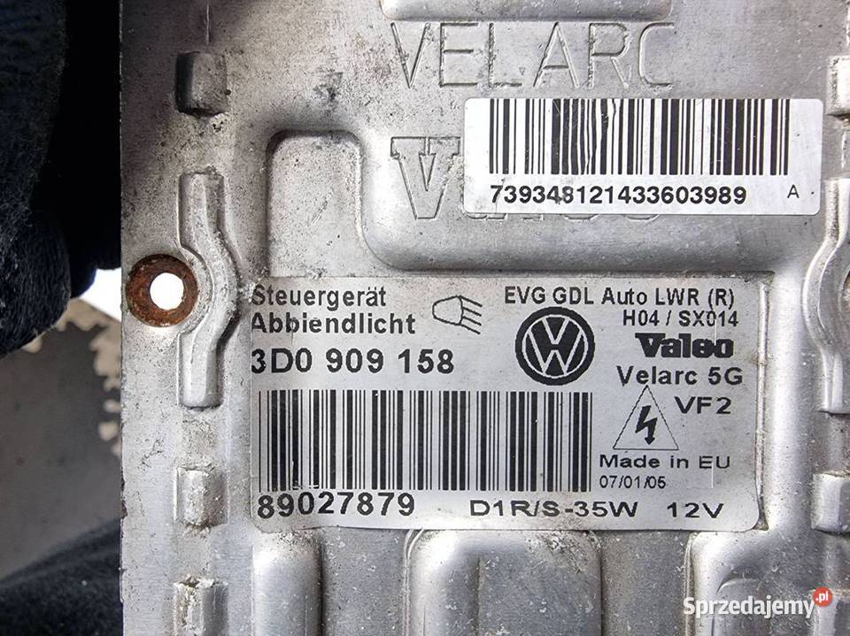 PRZETWORNICA VOLKSWAGEN PHAETON 3D0909158 Lipno