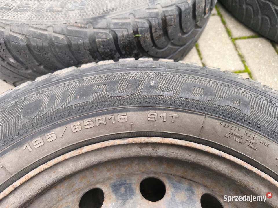 Opony zimowe Fulda 19565 R15 91 T felgi 6Jx15 H2 Mosina