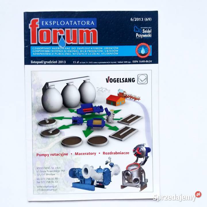 Forum Eksploatatora 62013 69 listopadgrudzień łódzkie Łódź sprzedam