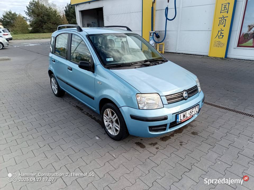 Fiat panda 2 2005r 12 Ben wspomaganie klimatrnik przyciemniane szyby Włodawa
