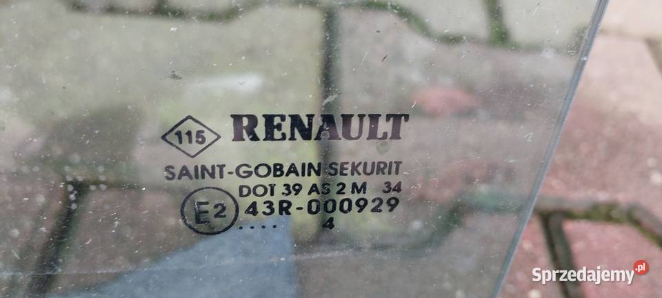 Szyba drzwi lewy przód Renault Espace IV Szczecin