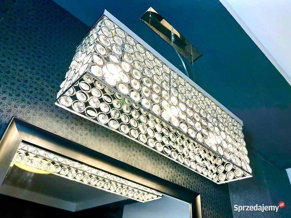 Lampa kryształowy żyrandol diament 3 w stylu Warszawa sprzedam