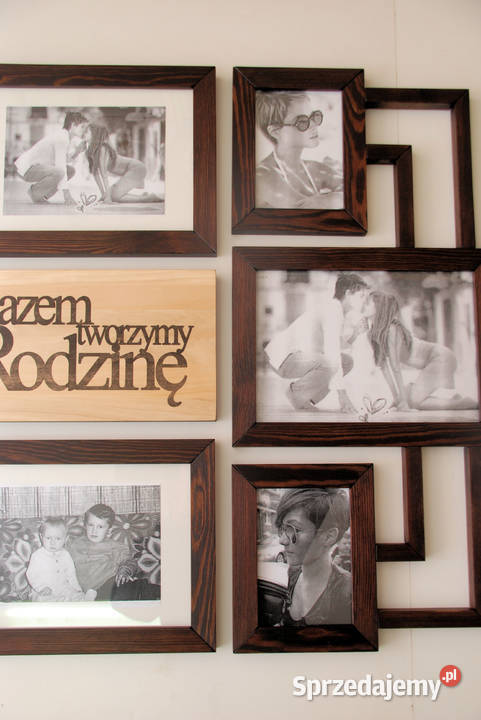 Galeria Multirama z drewna Ramka na zdjęcia Foto Wrocław
