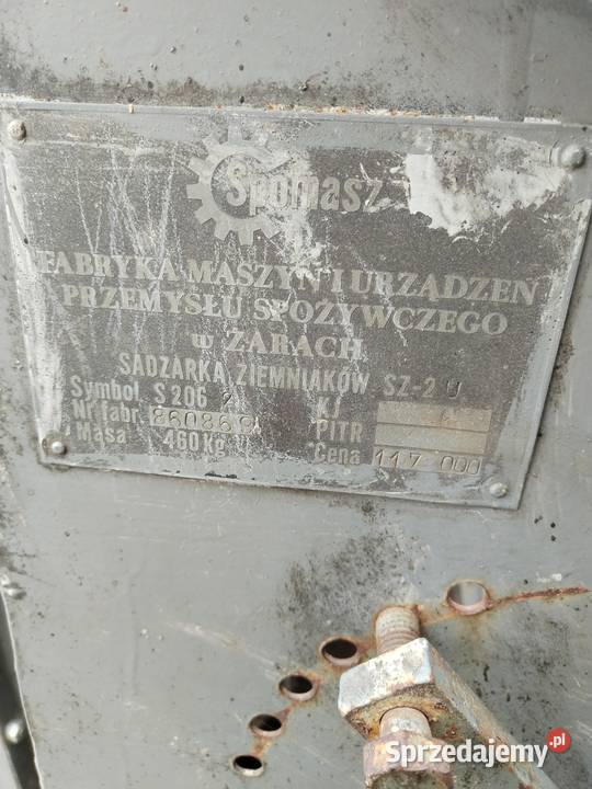 Sadzarka do ziemniaków spomasz s206 nieuszkodzony Krzyżanowice