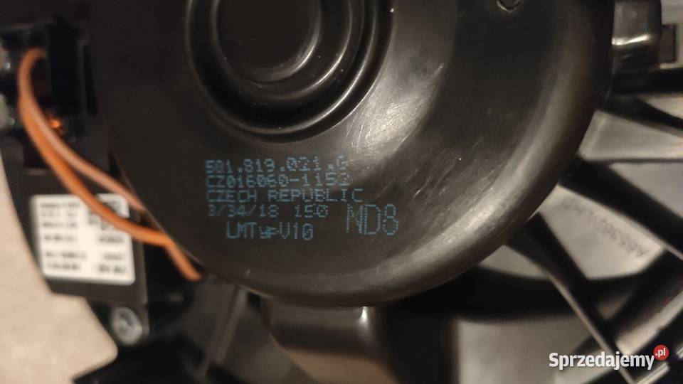 Wentylator wnętrza seat skoda vw audi osobowe wielkopolskie