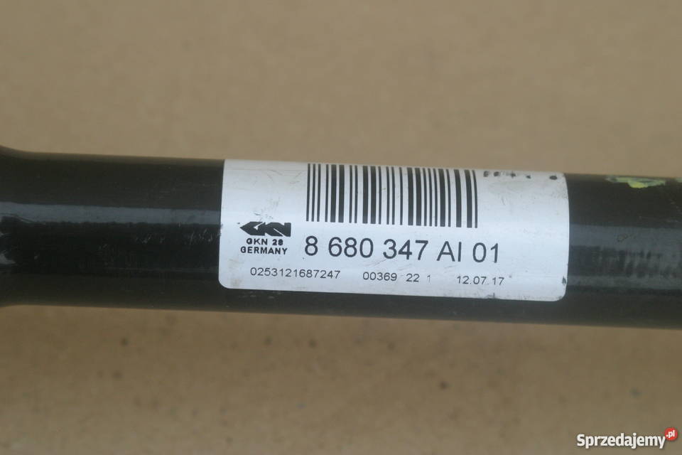 BMW F30 SERIA 3 PÓŁOŚ 868347AL01 LEWA osobowe