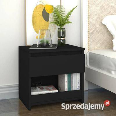 vidaXL Szafki nocne 2 czarne 40x30x39 płyta wiór Warszawa