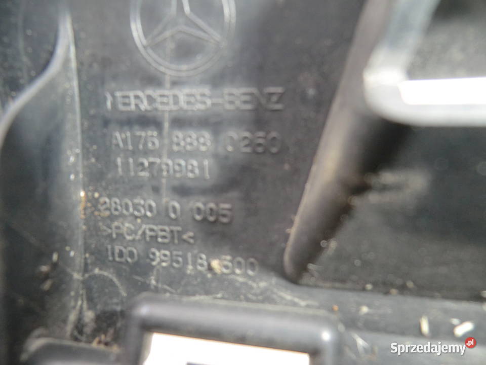Grill Gril Mercedes W176 Oryginalny 1215 Rok produkcji 2012 sprzedam