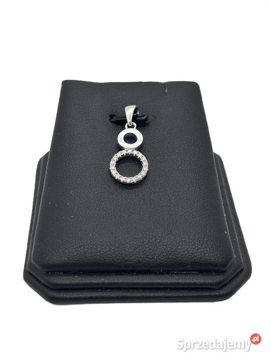 Nowa srebrna zawieszka pr 925 121g Cyrkonie srebro warmińsko-mazurskie Elbląg