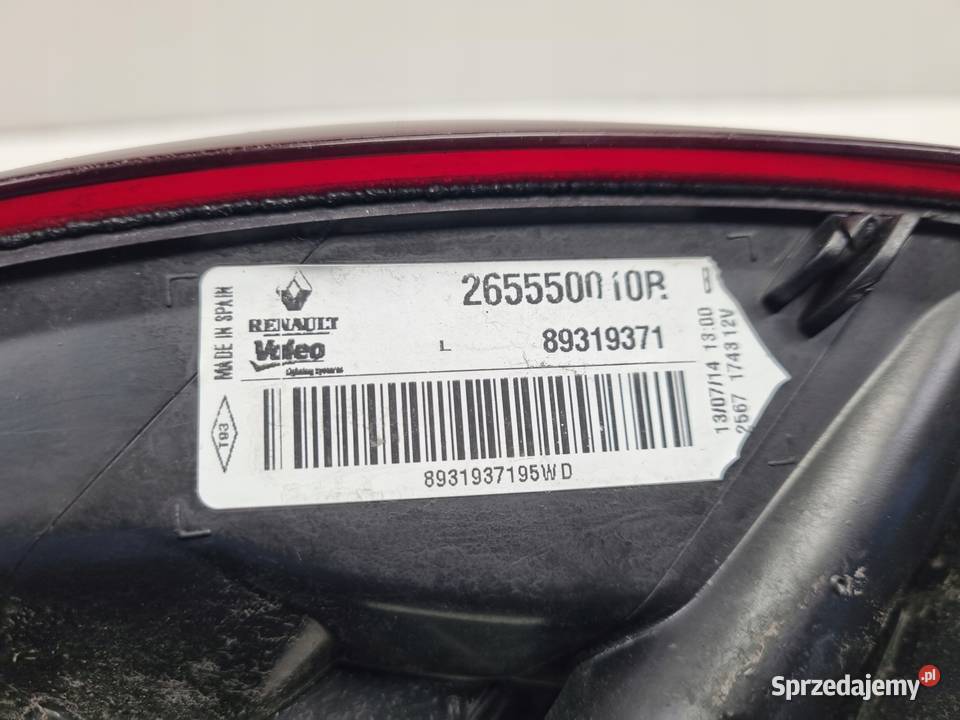 Renault Megane III kombi TYLNIA TYLNA LAMPA LEWA Janów