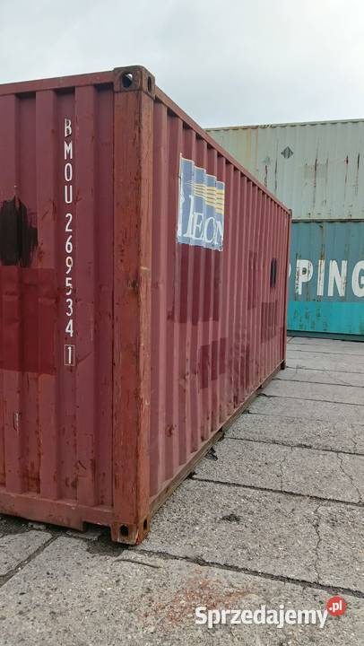 Sprzedam kontenery morskie używane 20DV dostępne mazowieckie Żyrardów