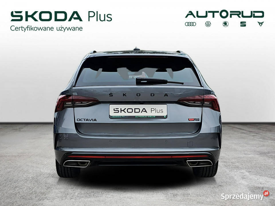 koda Octavia RS 20TSI 245 2024 1WŁ SalonPL asystent pasa ruchu Kielce