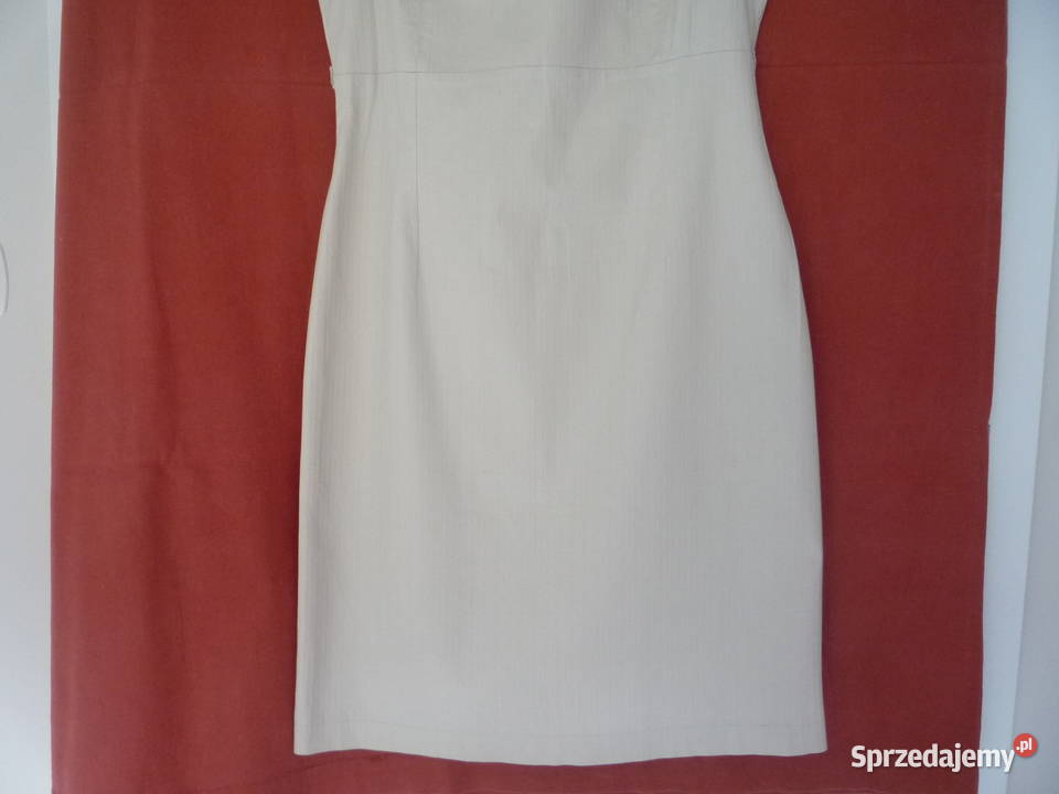 Orsay 36S 38M Sukienka Beżowa prosta Rozmiar 38(M) Spódnice i sukienki sprzedam