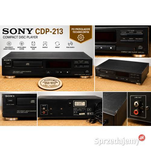 Sony CDP213 klasyczny odtwarzacz CD z epoki