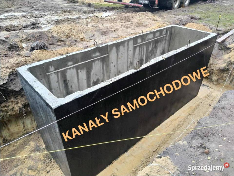Kanał Samochodowy Warsztatowy Betonowy 350600 lubelskie Łuków sprzedam