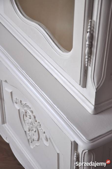 Witryna ludwikowska shabby chic malowana kolor e wielkopolskie sprzedam