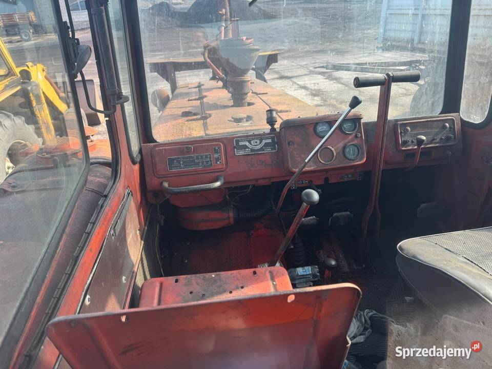 Ciągnik gąsiennicowy DT 75 spychacz spych DET Warka