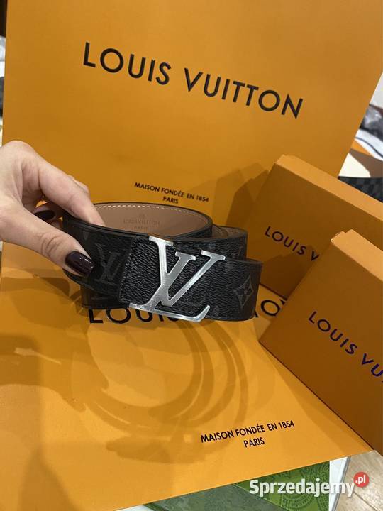 Pasek męski skórzany LV Louis Vuitton Monogram Paski podkarpackie Rzeszów sprzedam