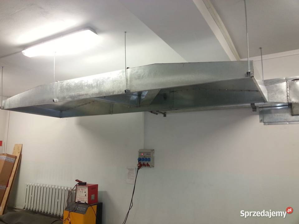 Stalowy Ocynkowany Okap Odciąg Wentylacja sprzedam