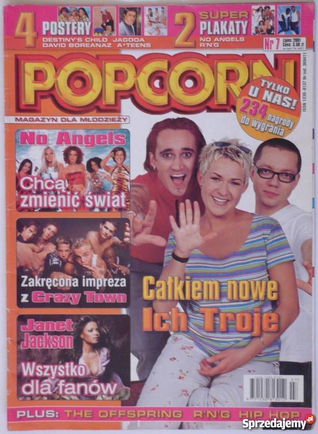 PLAKAT A4 EWOLUCJA POPCORN 2001 kujawsko-pomorskie Bydgoszcz