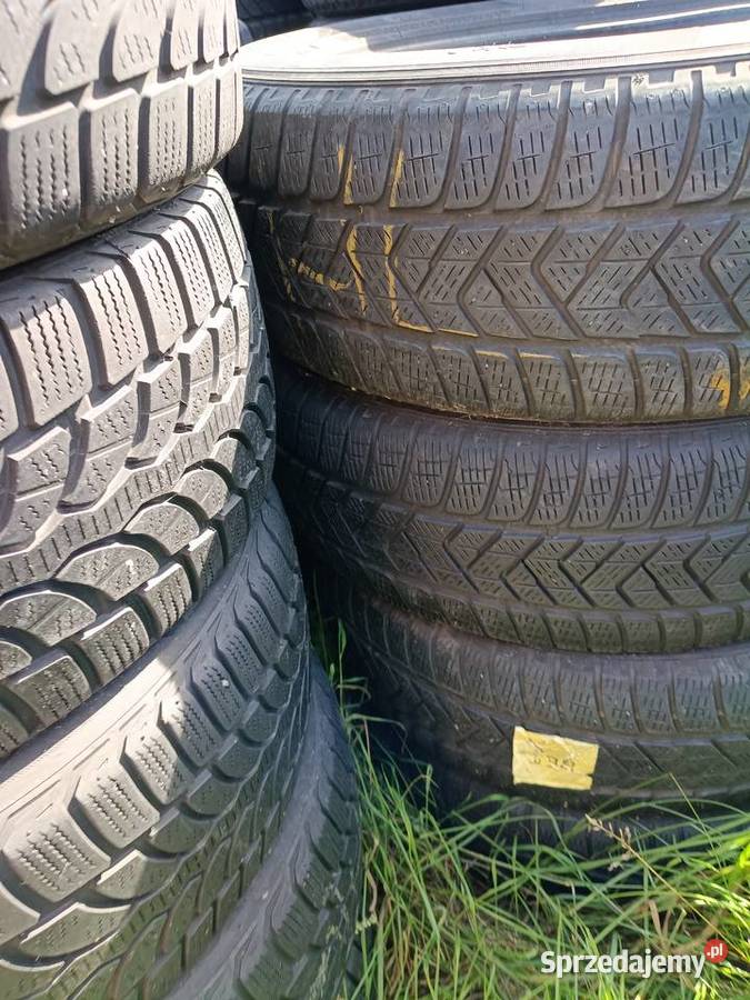 Opony używane pakiet 240 sztuk sprawne lato zima Samochodowe Samborowo