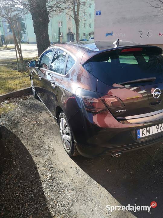 Sprzedam Opel Astra J 14 Turbo benzyna gaz manualna małopolskie Miechów
