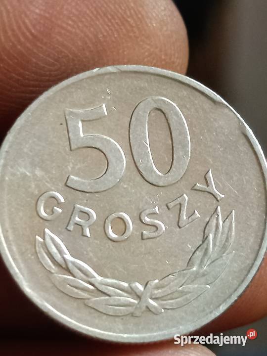 Sprzedam monete 50 groszy 1985 r lekkaskretka Numizmatyka Chełm sprzedam