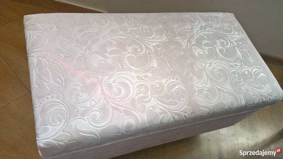 Ławka Pufa Kwiaty 80x40 wielokolorowy Stalowa Wola