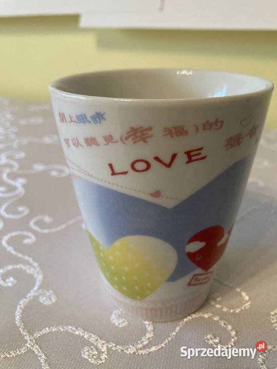 Kubek do Użytku Wygodny Szczęścia LOVE Czerwionka-Leszczyny
