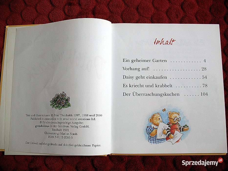 Daisy und Jack Prue Theobalds książka niemiecka Siedlce