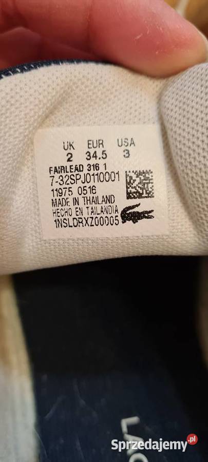 Tenisówki Lacoste 345 dolnośląskie Bielawa