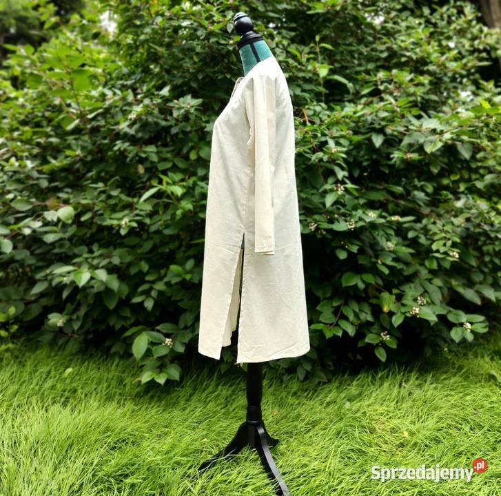 Nowa tunika indyjska złamana biel żakard M 38 Szczecin