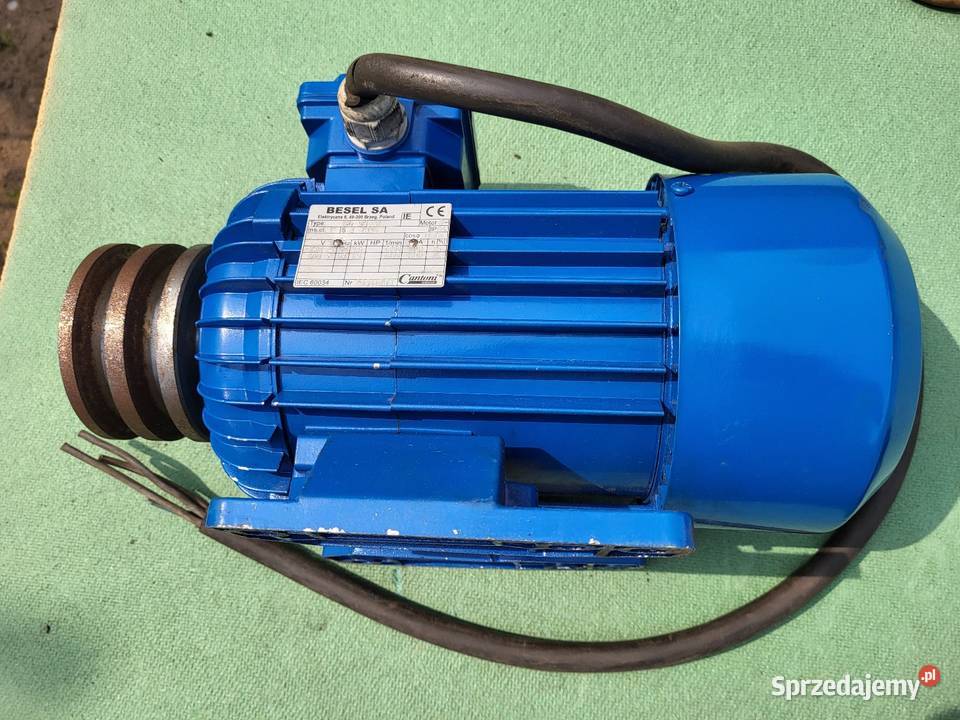 Silnik elektryczny 15kW z kołem pasowym kujawsko-pomorskie Nakło nad Notecią