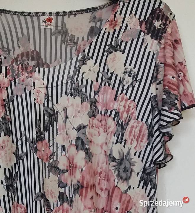 XL Wygodna tunika długa bluzka Magwa produkt Gliwice