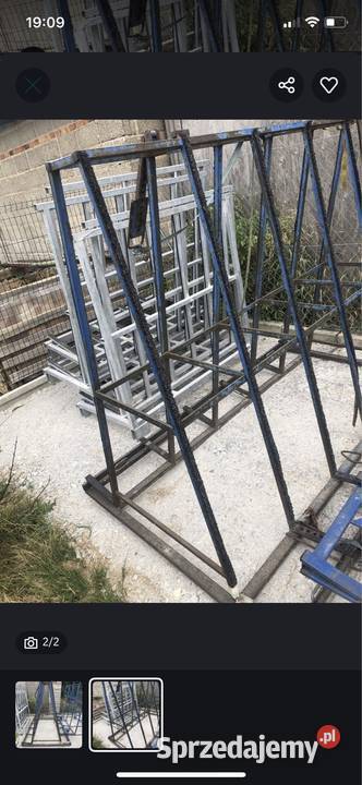 Stojak transportowy płyta szkło kamień wielkopolskie