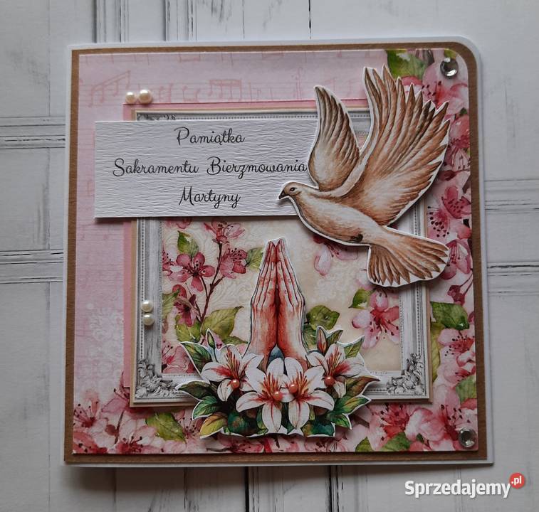 Kartka personalizowana bierzmowanie