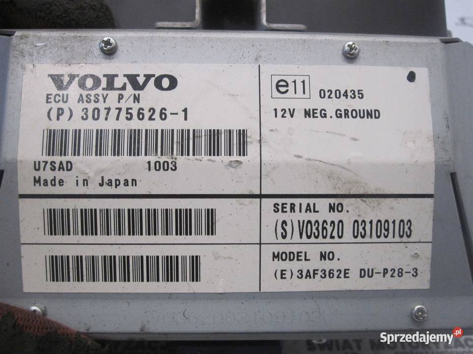 VOLVO XC90 I LIFT 10r ekran wyświetlacz