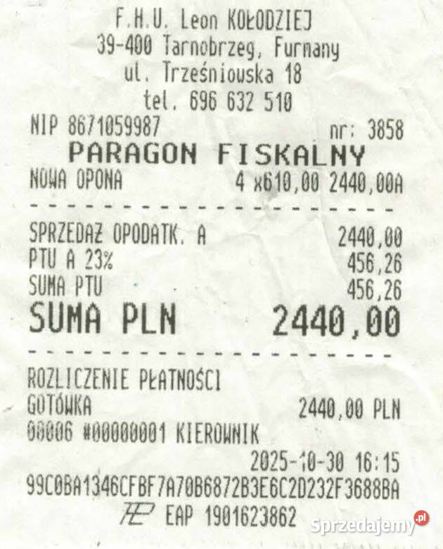 Opony Nexen Winguard Sport 2 SUV 23550 R19 103 V Samochodowe Nowa Dęba