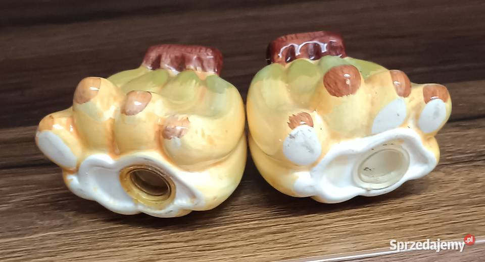Solniczka pieprzniczka banan ceramiczna kamionka małopolskie Zbylitowska Góra sprzedam