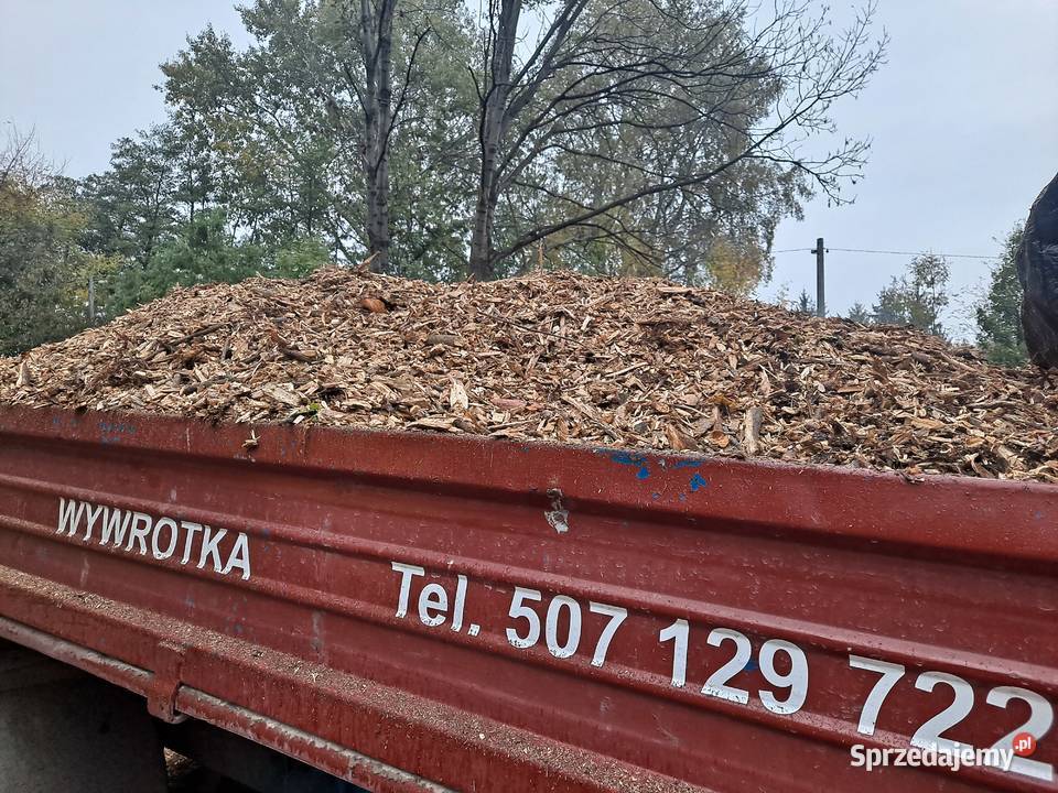 Zrębka zrębki transport mała wywrotka 35 tony małopolskie