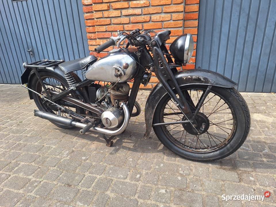 Dkw Sport 250 jeżdżący 1936r Wieleń
