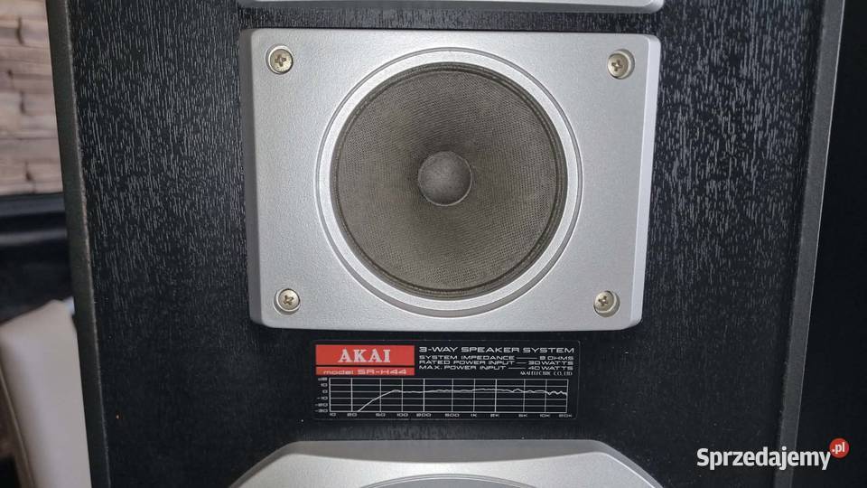 Kolumny Akai SRH44 2x40W 8ohm Made in Japan Audio Warta sprzedam